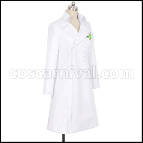 Twisted Wonderland Diasomnia Dormitory Malleus Draconia Lab Coat Cosplay Costume coscarnival - Side Profile