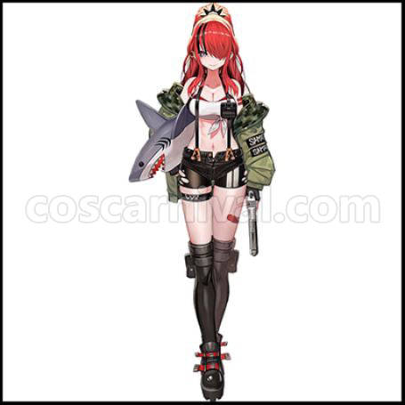 [Nijisanji Costume] Nijisanji VTuber Rain Patterson Cosplay Costume coscarnival - Front View