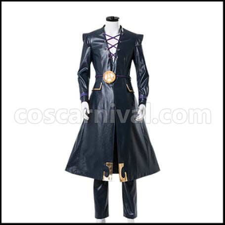 JoJo's Bizarre Adventure Part 5 Golden Wind Leone Abbacchio Giorno Giovanna Cosplay Costume coscarnival - Front View