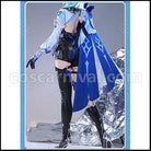 Genshin Impact Eula Lawrence Cosplay Costume coscarnival - Back View