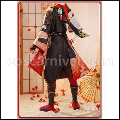 Genshin Impact Kaedehara Kazuha Cosplay Costume coscarnival - Side Profile
