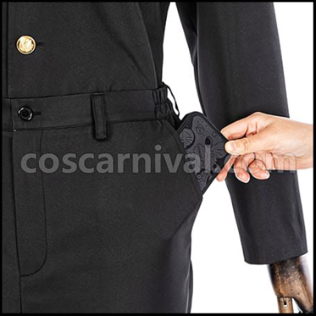 Chainsaw Man Asa Mitaka Cosplay Costume coscarnival - Detail Close-up