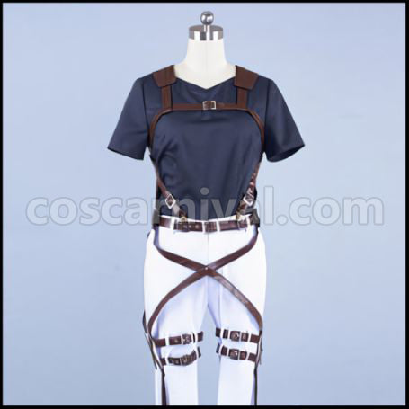 Attack on Titan Scout Regiment Reiner Braun Cosplay Costume coscarnival - Detail Close-up