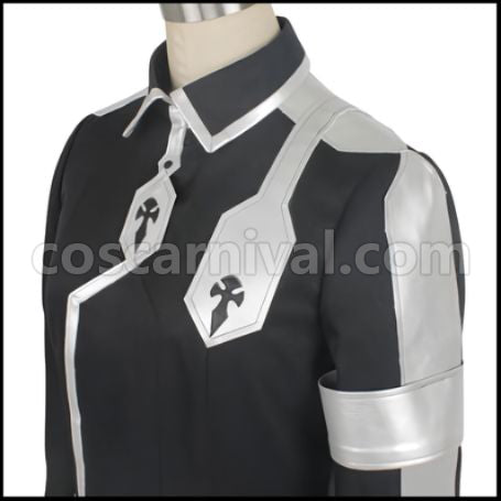 Sword Art Online (Alicization Arc) sao Kirito Kazuto Kirigaya Cosplay Costume Ver2 coscarnival - Collar Design