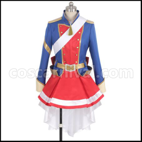 Revue Starlight Aijo Karen Cosplay Costume Ver2 coscarnival - Collar Design