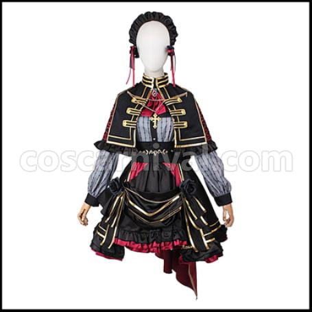 [Nijisanji Costume] Nijisanji VTuber Kuzuha Cosplay Costume coscarnival - Back View