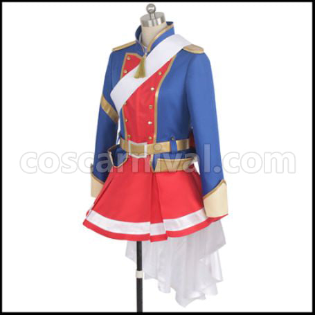 Revue Starlight Aijo Karen Cosplay Costume Ver2 coscarnival - Hem Detail