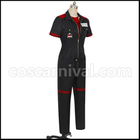 Twisted Wonderland Heartslabyul Dormitory Trey Clover Gym Clothes Cosplay Costume coscarnival - Back View