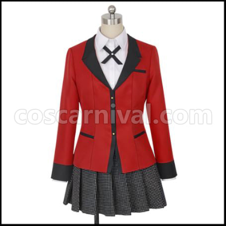 Kakegurui Runa Yomozuki Cosplay Costume Coscarnival - Material Texture