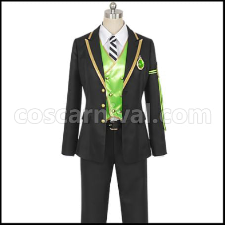 Twisted Wonderland Diasomnia Dormitory Sebek Zigvolt Cosplay Costume coscarnival - Front View