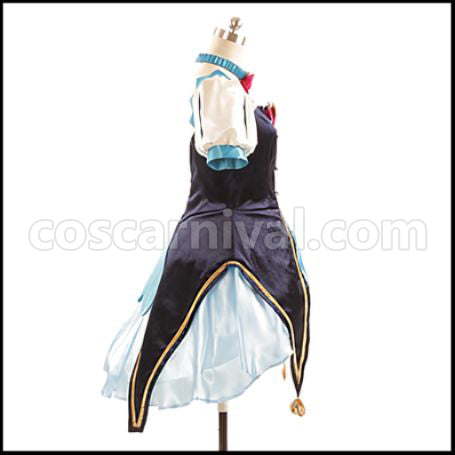 The Idolmaster Cinderella Girls Opening [Star!!] Uzuki Shimamura Deluxe Edition Cosplay Costume coscarnival - Back View