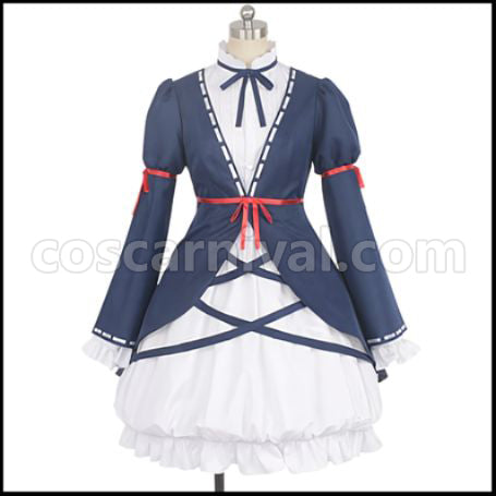 Kakegurui Erimi Mushibami Cosplay Costume coscarnival - Front View