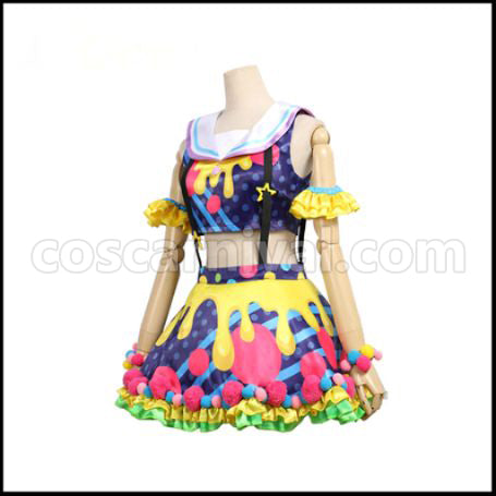 BanG Dream! Poppin¡¯Party New Costumes Ichigaya Arisa (Ichigaya Arisa) Cosplay Costume coscarnival - Back View