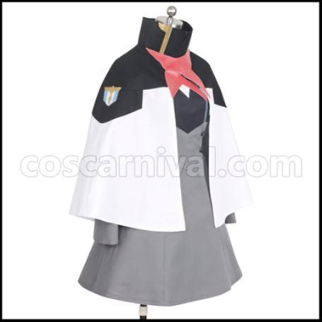 DARLING in the FRANXX CODE:015 Ichigo Cosplay Costume with Cape coscarnival - Back View