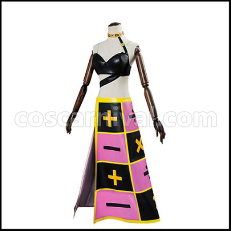 JoJo's Bizarre Adventure Part 5 Golden Wind Trish Una Giorno Giovanna Cosplay Costume coscarnival - Back View