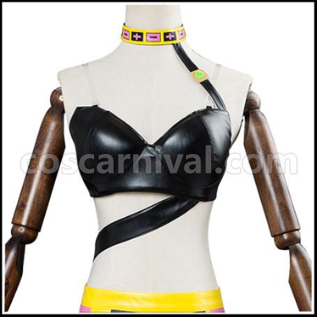 JoJo's Bizarre Adventure Part 5 Golden Wind Trish Una Giorno Giovanna Cosplay Costume coscarnival - Detail Close-up