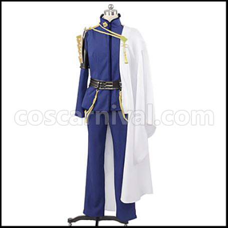 Touken Ranbu Wakizashi Danshi Nikkari Aoe Cosplay Costume coscarnival - Front View