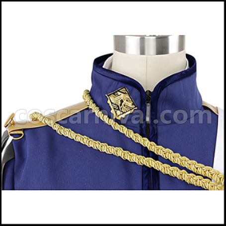 Touken Ranbu Wakizashi Danshi Nikkari Aoe Cosplay Costume coscarnival - Material Texture