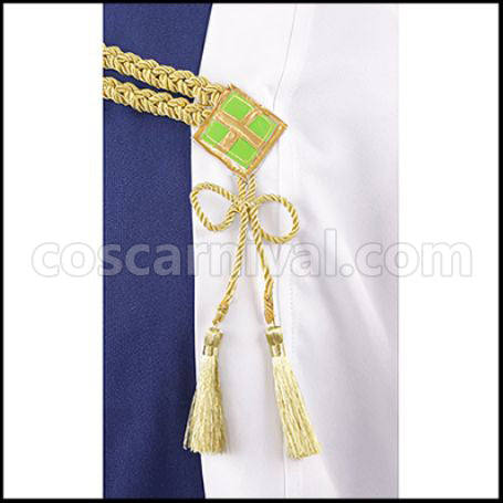 Touken Ranbu Wakizashi Danshi Nikkari Aoe Cosplay Costume coscarnival - Color and Pattern
