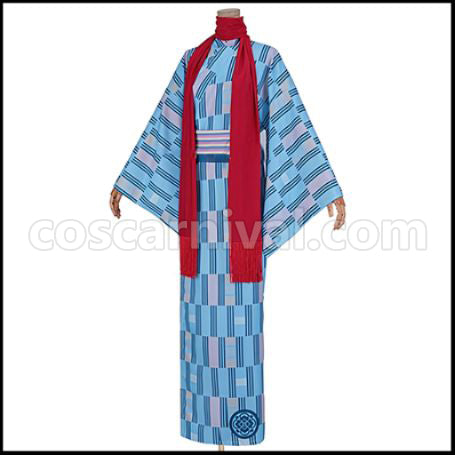 Touken Ranbu Edo Onsen Kanesada Kiyomitsu Cosplay Costume coscarnival - Back View