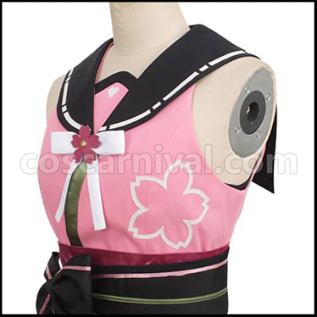 Uma Musume Pretty Derby Sakura Chiyono O Cosplay Costume coscarnival - Collar Design