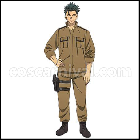 86 Eighty-Six Raiden Shuga Cosplay Costume coscarnival - Front View