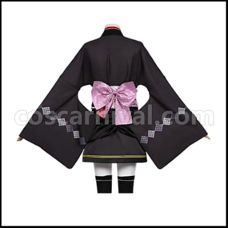 FF7R REMAKE FINAL FANTASY Tifa Cosplay Costume coscarnival - Back View