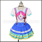 Love Live! Sunshine!! Aozora Jumping Heart Aqours Ruby Kurosawa Cosplay Costume coscarnival - Front View