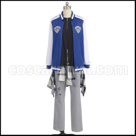 Hypnosis Mic Yamada Jiro Cosplay Costume coscarnival - Back View