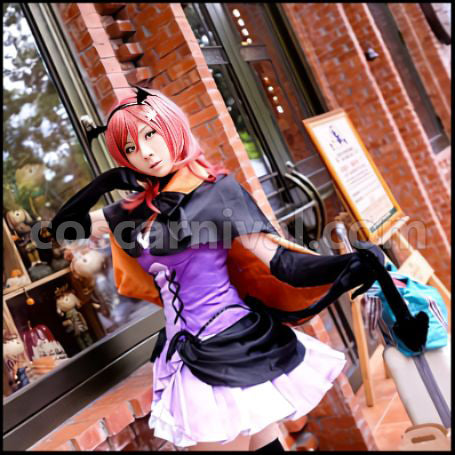 Love Live! Season 2 Insert Song Single 2 Love wing bell Dancing stars on me Maki Nishikino Cosplay Costume coscarnival - Front View