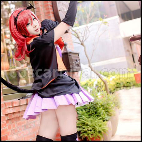 Love Live! Season 2 Insert Song Single 2 Love wing bell Dancing stars on me Maki Nishikino Cosplay Costume coscarnival - Detail Close-up
