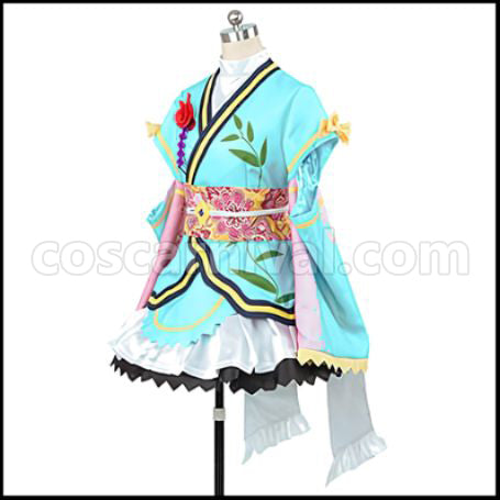 Love Live! The School Idol Movie Eri Ayase Insert Song Angelic Angel/Hello, Count the Stars Cosplay Costume coscarnival - Side Profile