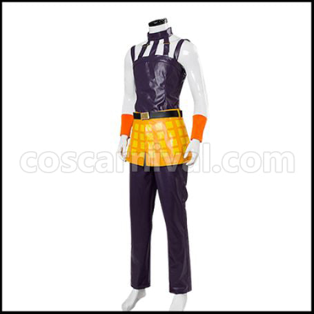 JoJo's Bizarre Adventure Part 5 Golden Wind Narancia Ghirga Giorno Giovanna Cosplay Costume coscarnival - Back View