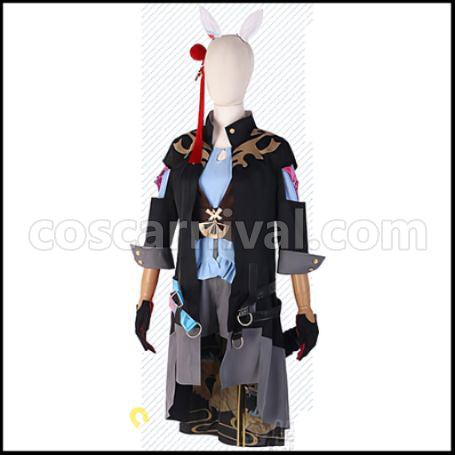 Uma Musume Pretty Derby Katsuragi Ace Cosplay Costume coscarnival - Back View