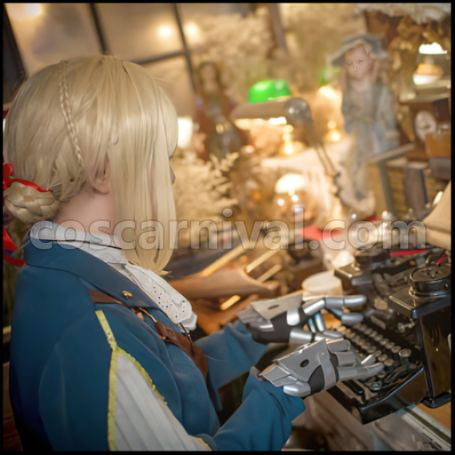 Violet Evergarden Violet Evergarden Cosplay Costume coscarnival - Detail Close-up