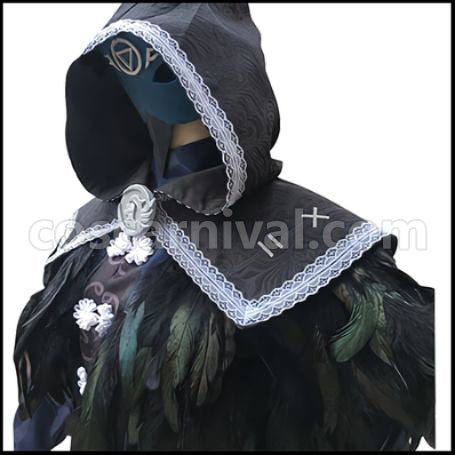 Identity V The Seer/Diviner (Eli Clark) Cosplay Costume Ver2 coscarnival - Detail Close-up
