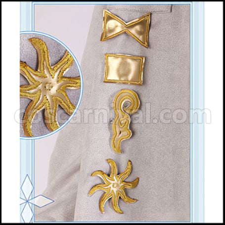 [Nijisanji Costume] Nijisanji VTuber Aiku New Outfit Cosplay Costume coscarnival - Hem Detail