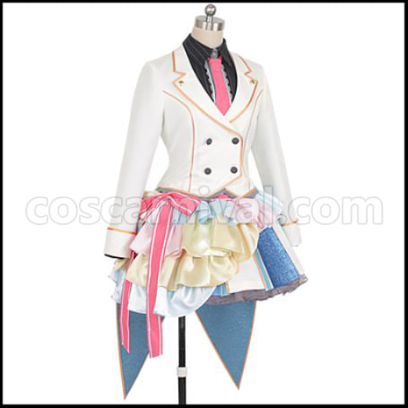 Zombieland Saga Final Episode Sakura Minamoto Cosplay Costume coscarnival - Back View