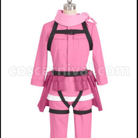 Sword Art Online GGO SAO Llenn / Kohiruimaki Karen Cosplay Costume coscarnival - Front View