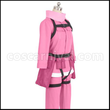 Sword Art Online GGO SAO Llenn / Kohiruimaki Karen Cosplay Costume coscarnival - Back View