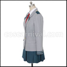 My Hero Academia Uraraka Ochaco U.A. High School Uniform Cosplay Costume coscarnival - Side Profile