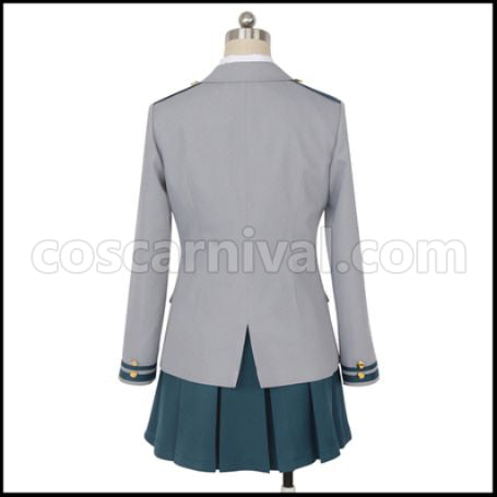 My Hero Academia Uraraka Ochaco U.A. High School Uniform Cosplay Costume coscarnival - Detail Close-up