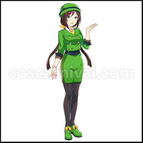 Uma Musume Pretty Derby Hayakawa Tazuna Cosplay Costume coscarnival - Front View