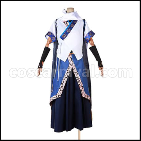 Touken Ranbu Musical Festival Outfit (Eastern Army) Touken Ranbu Festival 2018 Yamatonokami Yasusada Cosplay Costume coscarnival - Front View