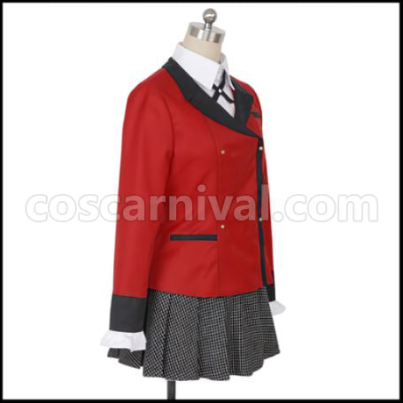 Kakegurui Kirari Momobami Cosplay Costume Coscarnival - Back View