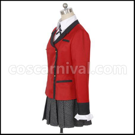 Kakegurui Kirari Momobami Cosplay Costume Coscarnival - Side Profile