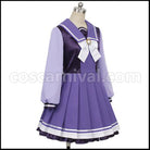Uma Musume Pretty Derby Mejiro McQueen Cosplay Costume Ver2 coscarnival - Back View