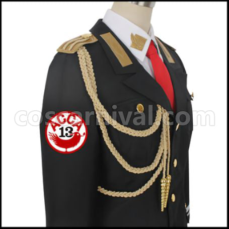 ACCA 13-Territory Inspection Dept. Grossular Cosplay Costume coscarnival - Collar Design