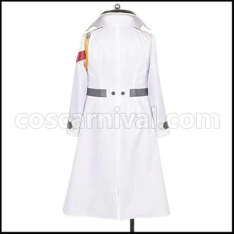 DARLING in the FRANXX CODE:002 Zero Two Cosplay Costume with Coat coscarnival - Detail Close-up