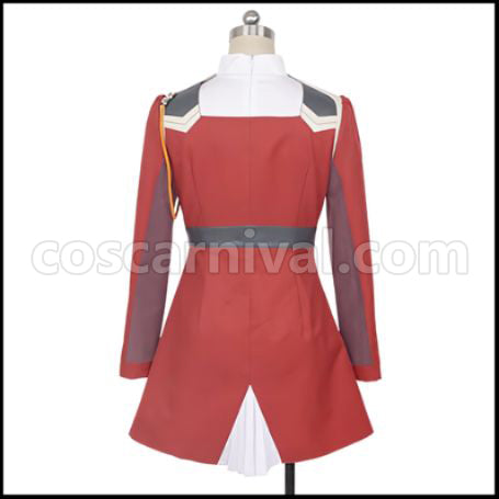 DARLING in the FRANXX CODE:002 Zero Two Cosplay Costume with Coat coscarnival - Color and Pattern